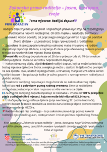 Zakonska prava roditelja – jasna, dostupna, tvoja